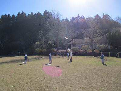 凧あげをしたよ（正月あそび）