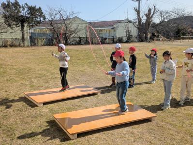 じゃんぴんぐぼーどでれんしゅう