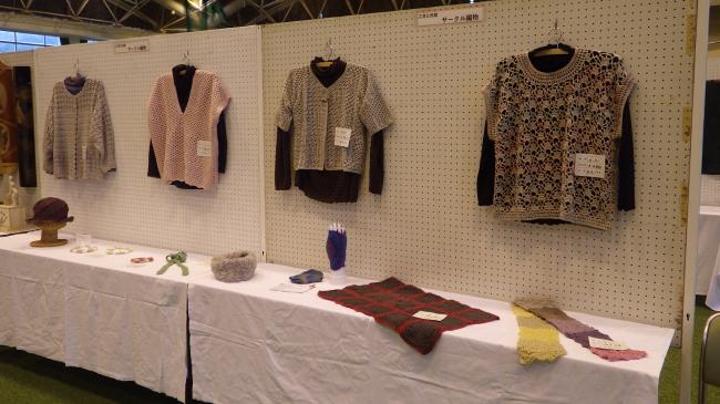 サークル編み物