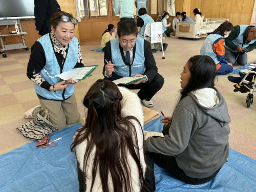 避難所巡回訓練