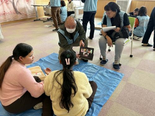 オンラインでの避難所巡回