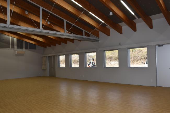 江見地区公民館の講堂の写真