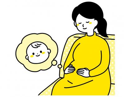 妊婦さんのイラスト