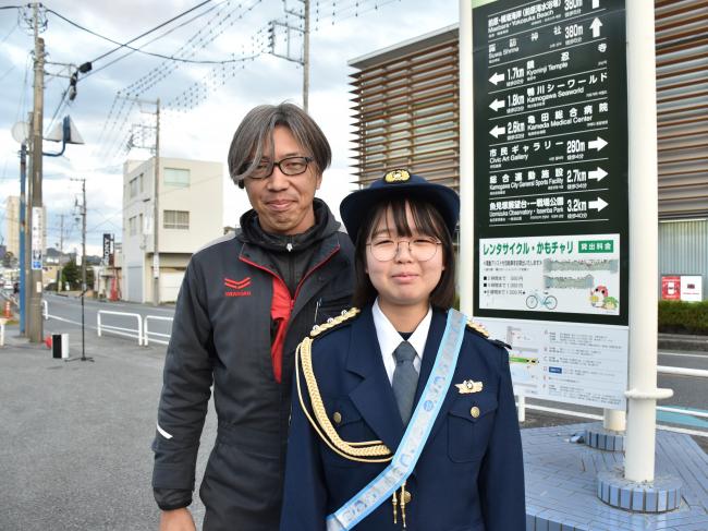 市民時計の写真　毎時20分