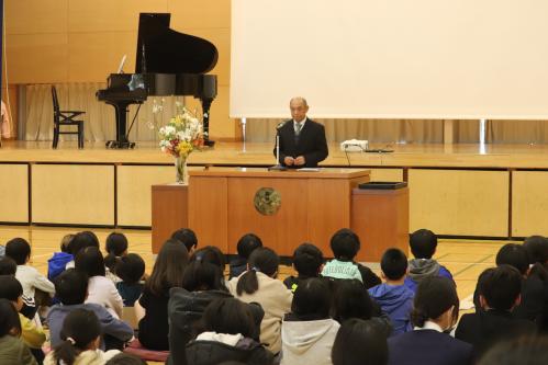 校長先生のお話