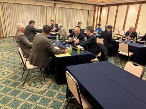 和やかな雰囲気で行われた懇親会の様子