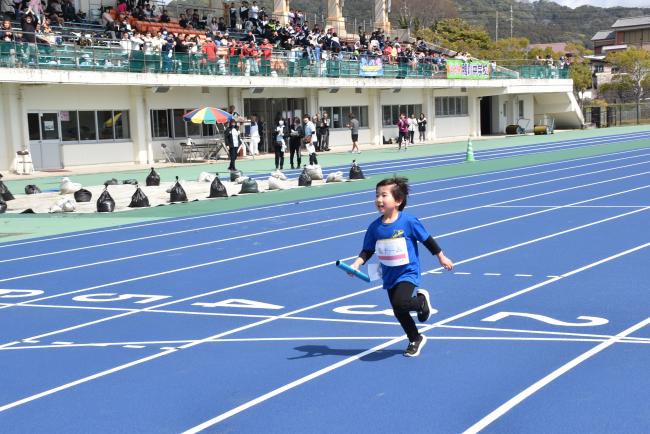 ゴールした参加者の写真