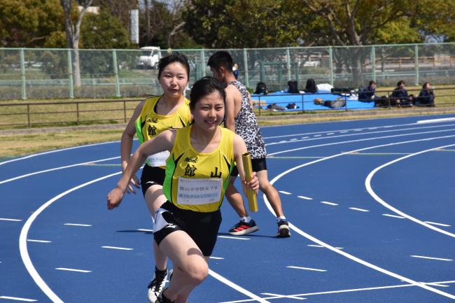 バトンパスの瞬間