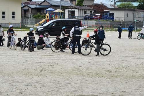 高学年自転車練習