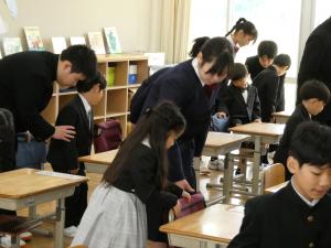 1年生のお手伝い