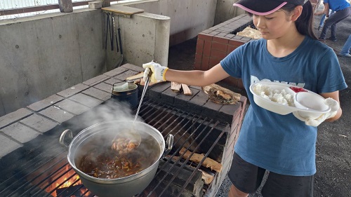 カレーができました