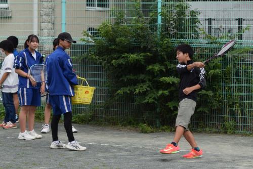部活動体験　ソフトテニス