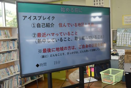 アイスブレイクの表示