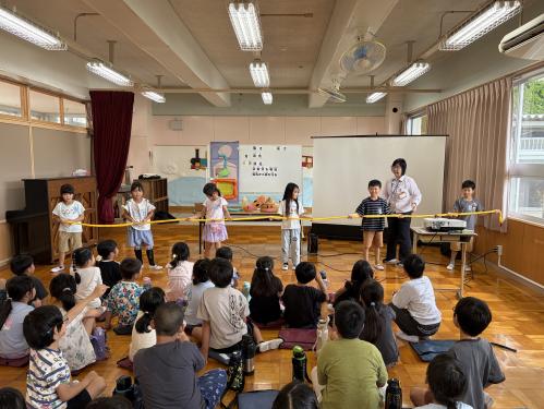 腸の横の長さについて説明