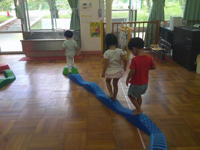 落ちないように進めたよ（ウェイブバランス）