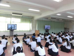 始業式リモート会場