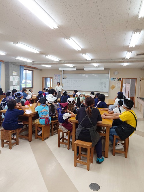 土曜スクール鴨川中学校家庭科部と交流3