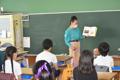 ４年生への読み聞かせ