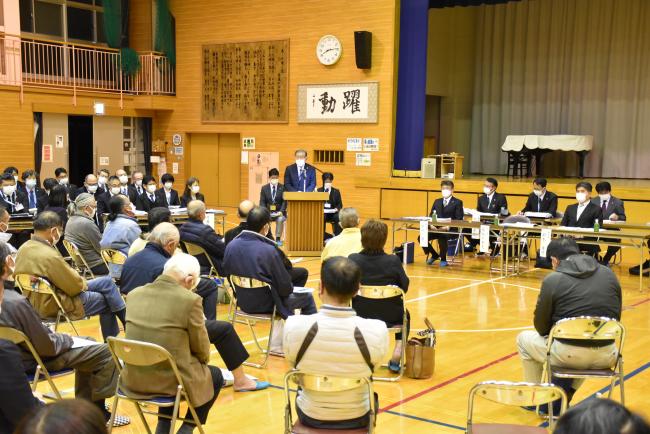 江見地区　会場の様子