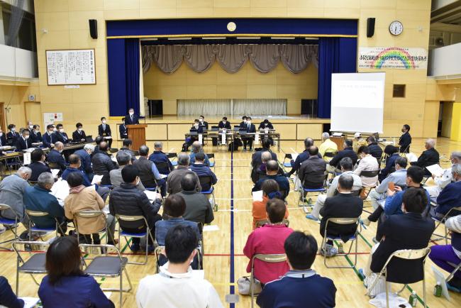 長狭地区会場の様子