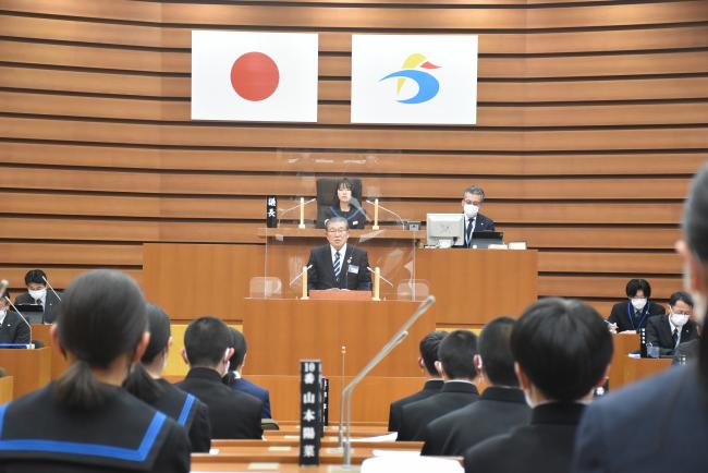 長谷川市長の答弁