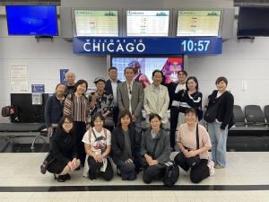 シカゴ・オヘア空港　到着
