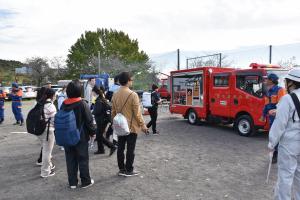 防災訓練および防災体験会の様子