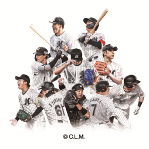 ロッテ選手の写真